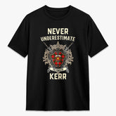 Kerr Modern Tartan Crest 2D T-shirt - Never Underestimate Style